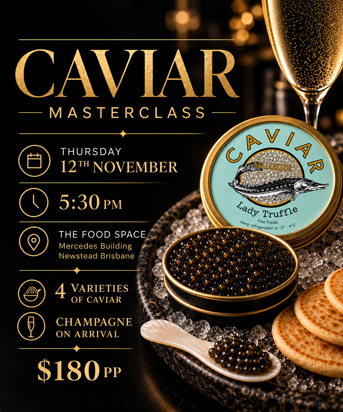 Caviar Masterclass Brisbane