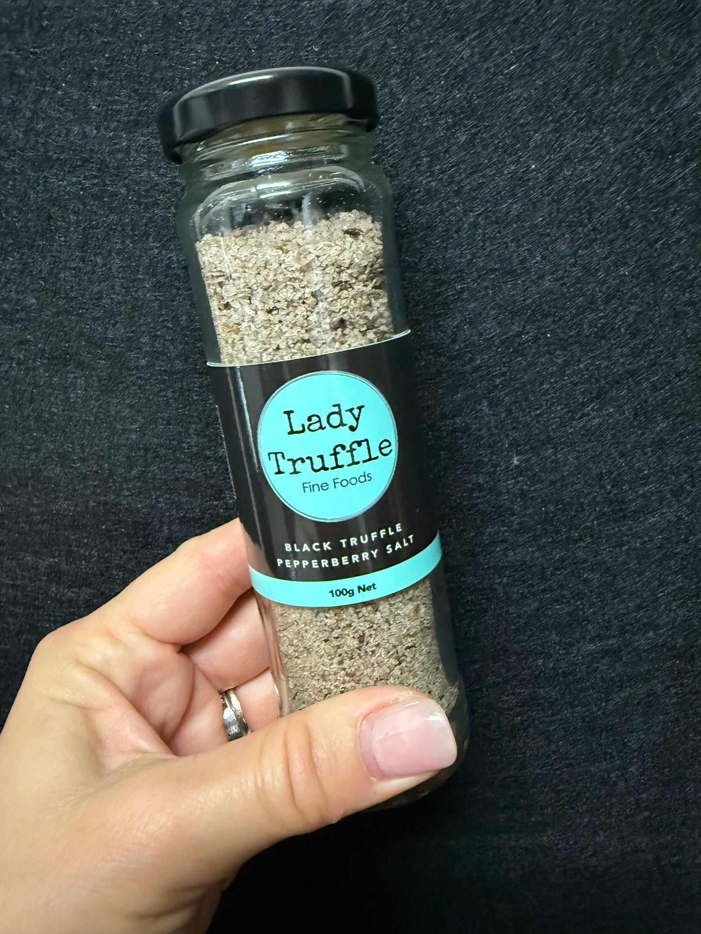 Black Truffle Pepperberry Salt